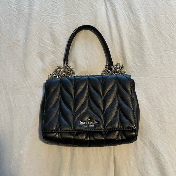 Kate Spade Black Quilted Shoulder Bag - Picture 1 of 10